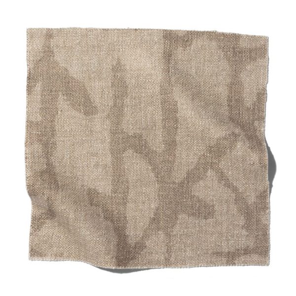 A premium fabric from India, Pure Concept Home, featuring a beige and tan cloth with an elegant pattern