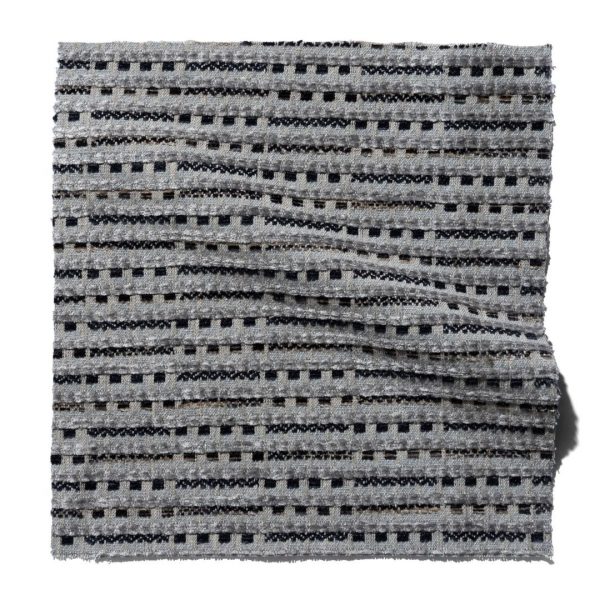 Gray and black square blanket with a pattern, available online in Mumbai. Perfect for a pure concept home