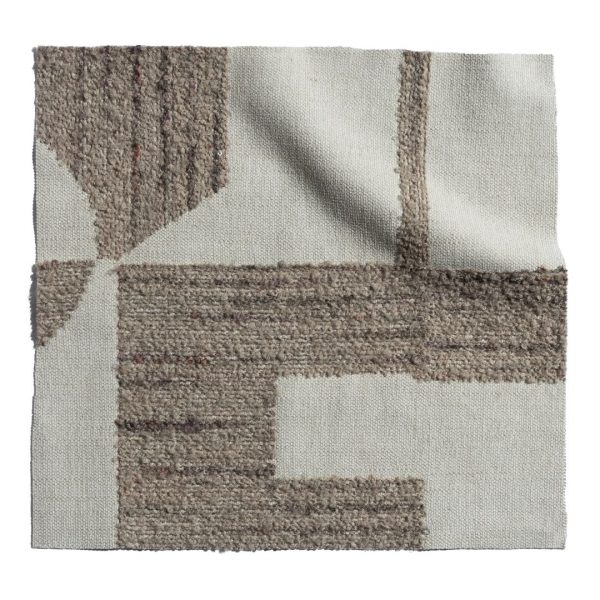 A stylish square rug with a geometric pattern, perfect for adding a touch of elegance to your home decor. Available online at the Best Home Decor Store in Mumbai
