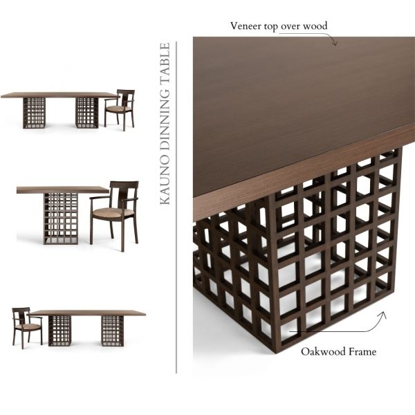 Dining table with various chairs at Premium Furniture Store, The Pure Concept Home