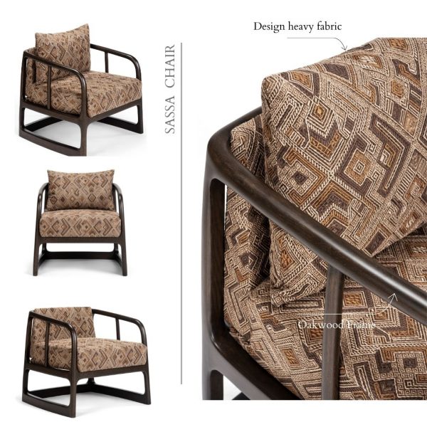 Armchair with various dimensions displayed at Premium Furniture Store, The Pure Concept Home