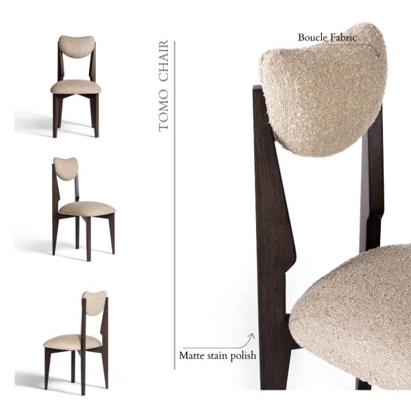Back of chair with measurements, perfect for online furniture shopping in Mumbai at The Pure Concept Home
