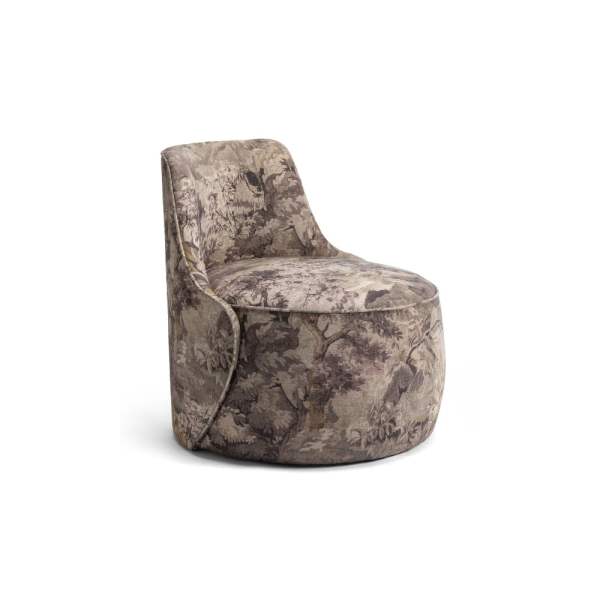CADEE Velvet accent armchair for living room