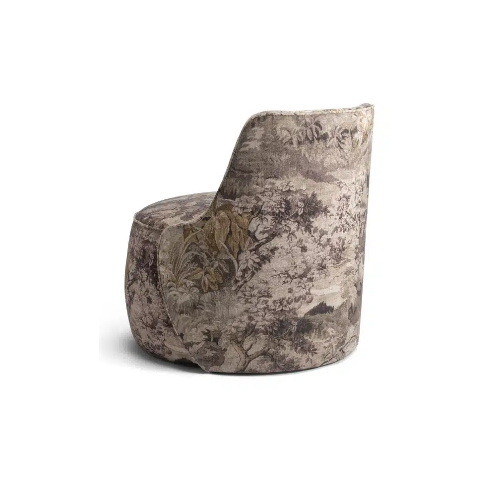 CADEE Velvet Accent Chair – Dip-Dyed Upholstery for Lounges & Drawing Rooms