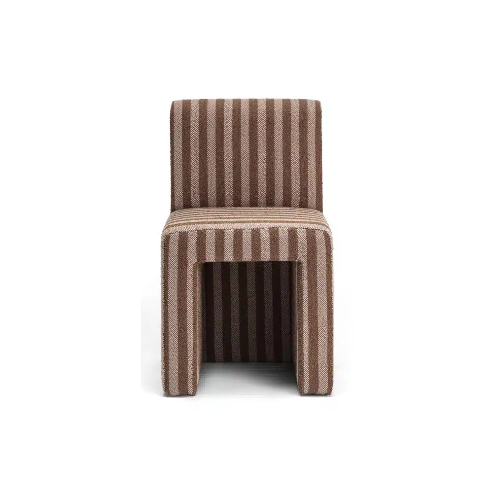Contemporary Upholstered Chair – JESPER with Rich Fabric & Sleek Design