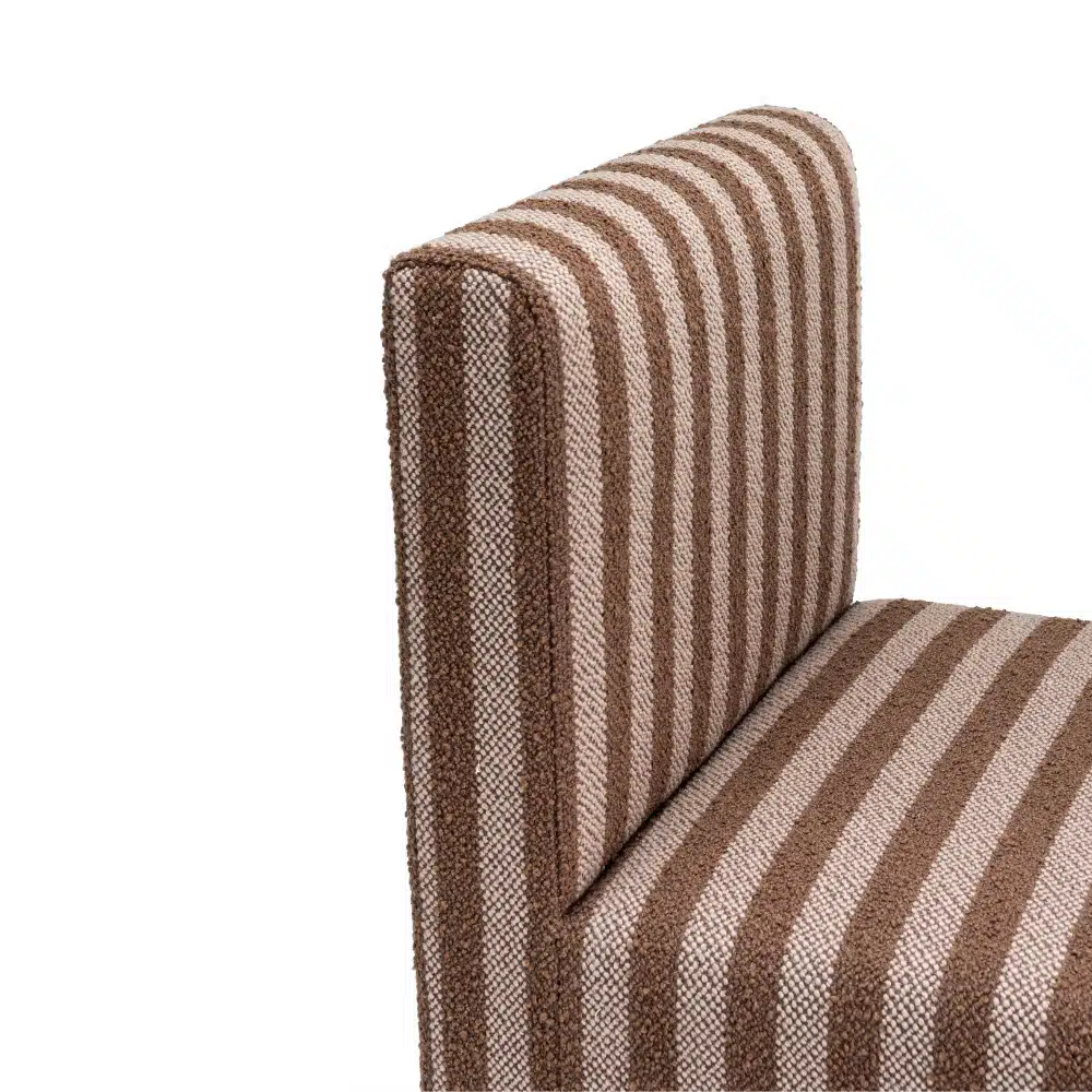 Stylish JESPER Chair – Dobby Weave & Boucle Accents for a Cozy Touch