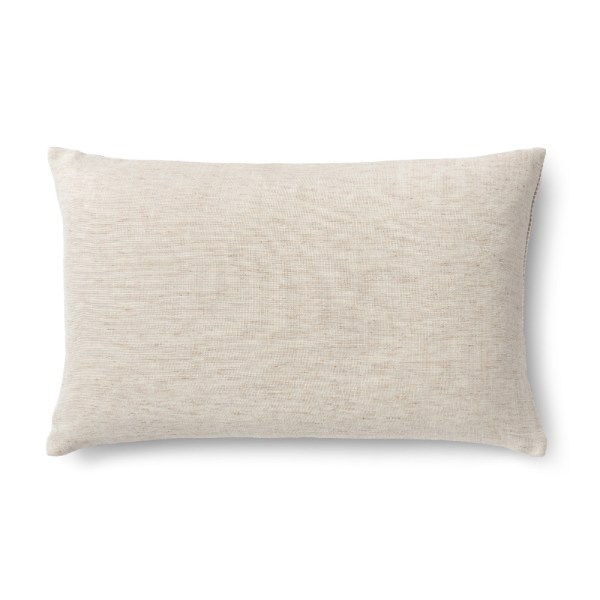 Ivory and neutral cushion