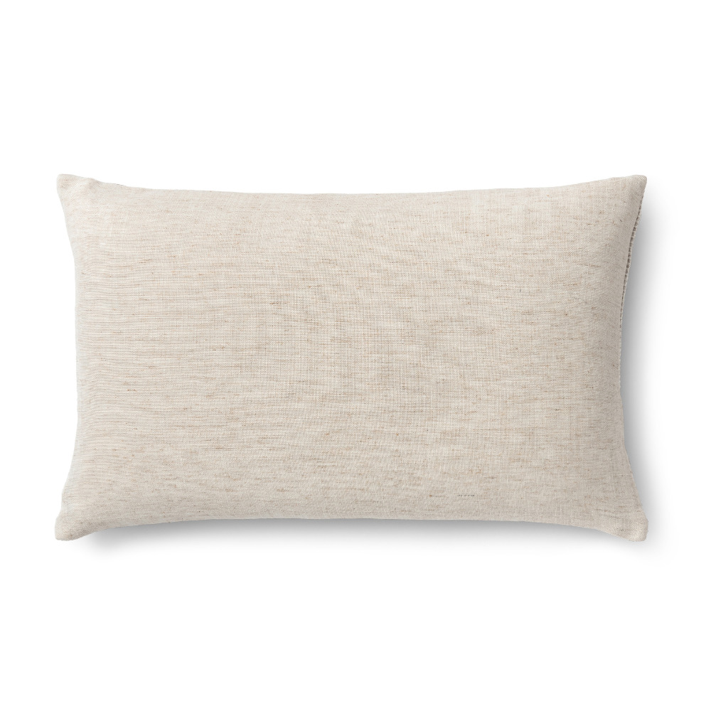 Ivory and neutral cushion