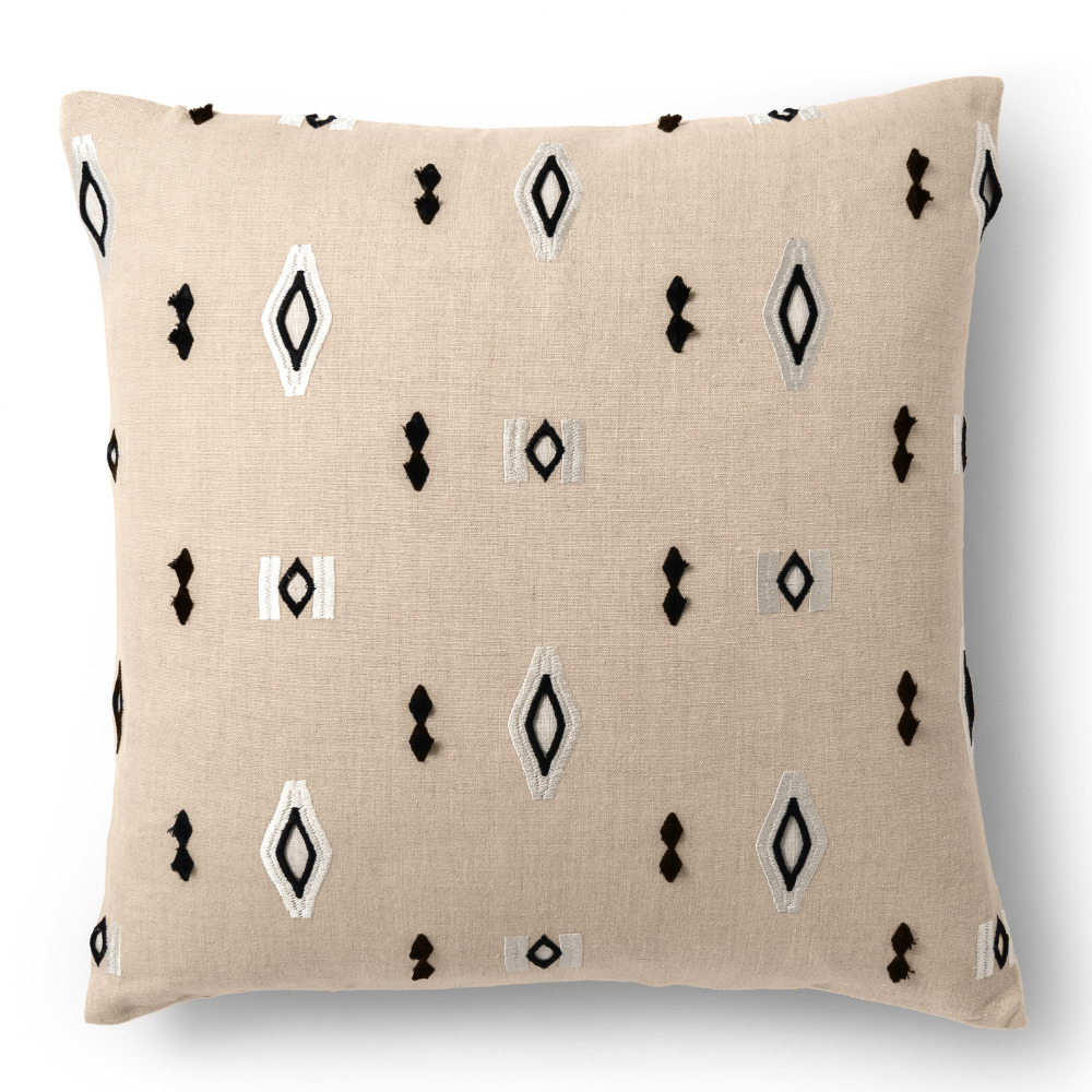Serene ivory cushion cover