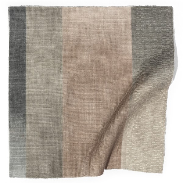 LUMI Sky Indigo Striped Upholstery Fabric Swatch