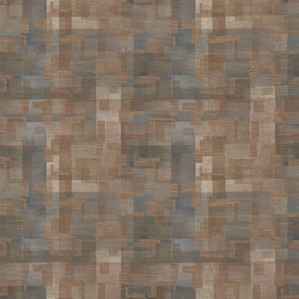 SIENNA mixed-technique linen viscose rustic texture fabric