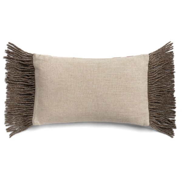 Embroidered cushions for sofa | Clara Rectangular Embroidered Cushion