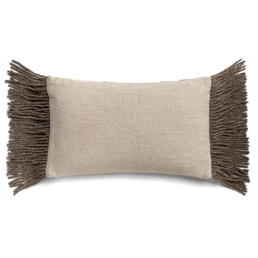 Embroidered cushions for sofa | Clara Rectangular Embroidered Cushion